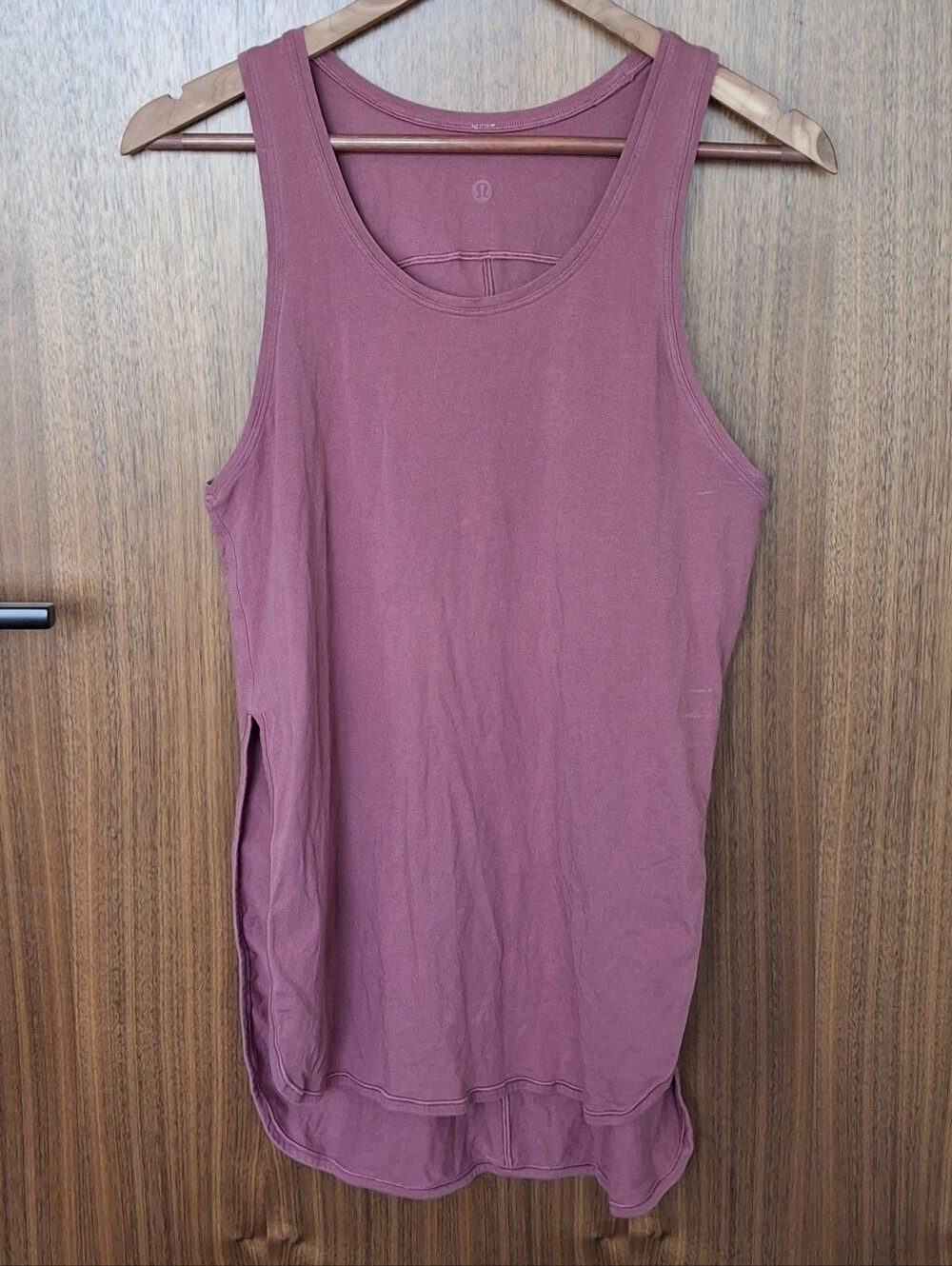 LULULEMON Side Slit Long Tank Top SZ L